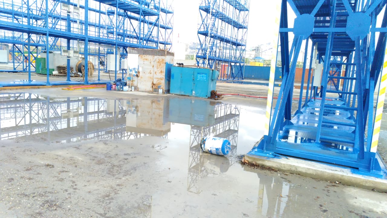 ООО ССК Крым с Оползневое отель Мрия Навесы береговой линии Грунт RAPID-TM ZINC PLUS RAL 7040 Эмаль RAPID TM RAL 9003